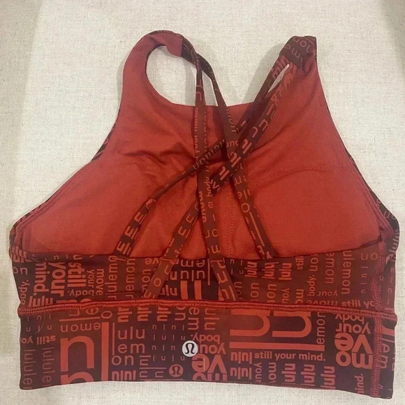 Lululemon Energy High-Neck Long Line Sports Bra Size 6 - Picture 4 of 6